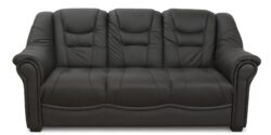 Madison 3 Pers. Sofa, Sort Okselæder