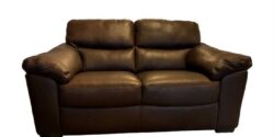 Natuzzi Camillo 2 pers. sofa - Mørkebrun læder