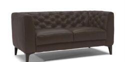 Natuzzi Piacere 2 pers. sofa - Mørkebrun læder