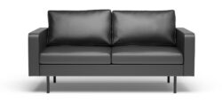 Chicago 2 personers sofa, ægte læder