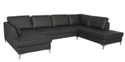 Felix U-sofa - Bonded læder - venstrevendt