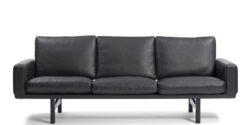 Wegner GE 236 3-personers lædersofa